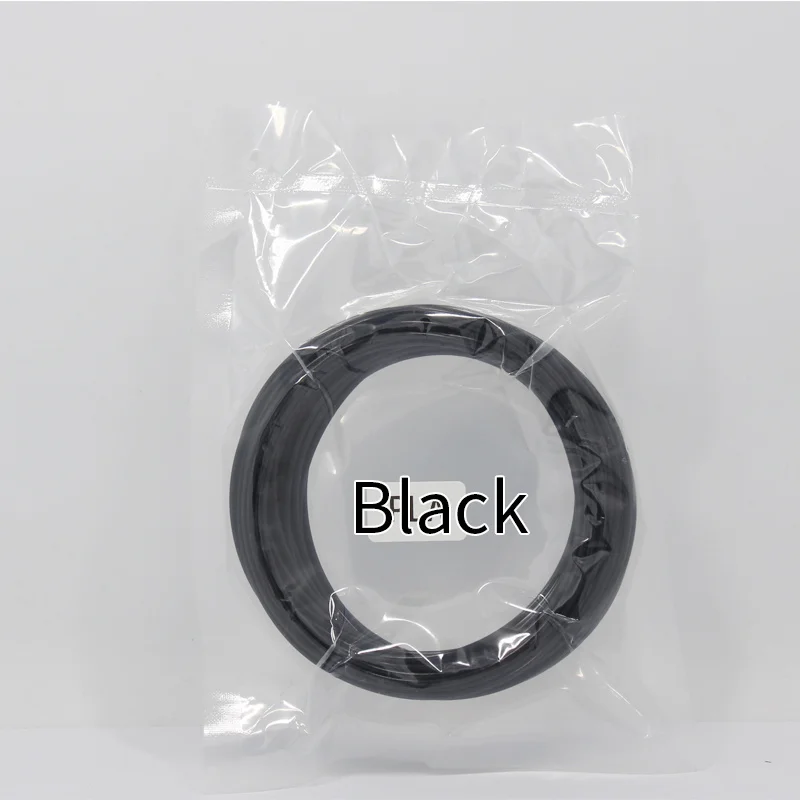 Black 10 м PLA 1,75 мм нити печатные материалы пластик для 3d принтера экструдер ручка аксессуары красочные для 3d принтера - Цвет: Black