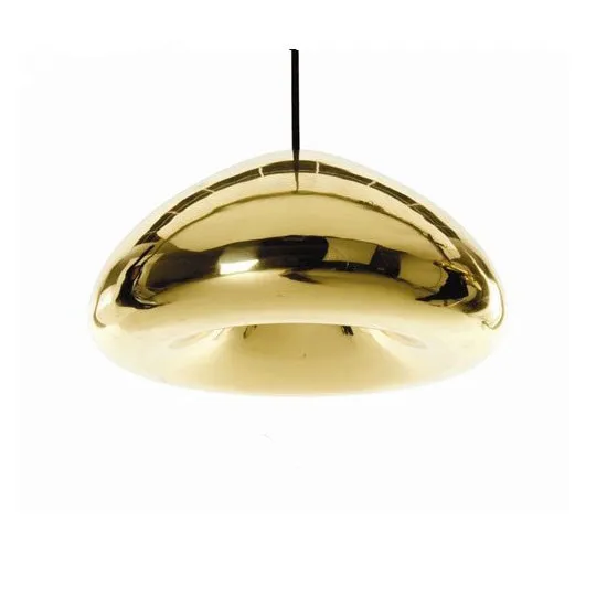 D18cm D30cm современная стеклянная подвеска лампы 110-240 V E27 G4 Хром золотой Медь крепление на потолок для гостиной Спальня обеденный стол - Цвет корпуса: gold