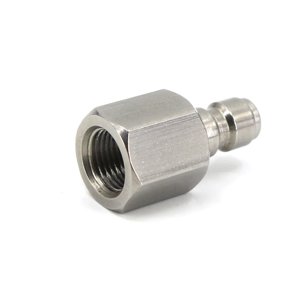 PCP Airforce Пейнтбол высокого давления быстрая розетка 1/8 BSPP 1/8NPT M10x1 нержавеющая сталь