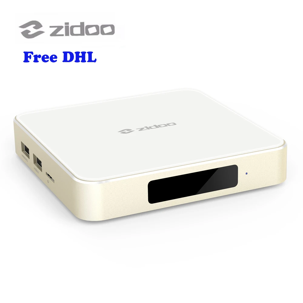 Бесплатная DHL ZIDOO H6 PRO Android нуга 4 K 10Bit HDR ТВ коробка DDR4 2 Гб eMMC 16 GB ac WI FI 1000 M LAN PK MINIX|tv