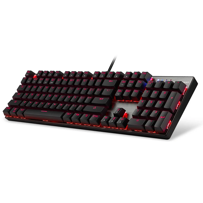 Официальная распродажа! MOTOSPEED CK104 игровая Проводная Механическая клавиатура с 104