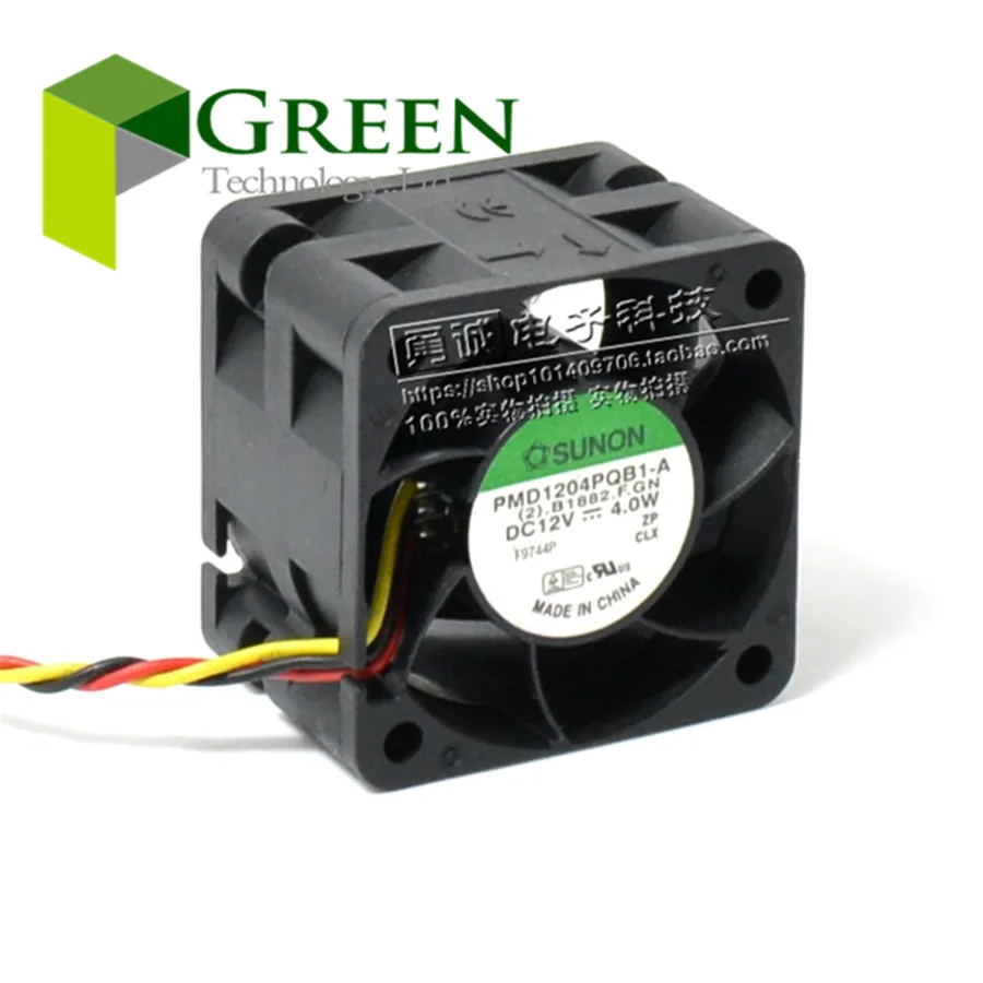Оригинальные серверные вентиляторы Sunon PMD1204PQB1 A 4 см 4028 дюйма 12 В Вт 1U2U мощный