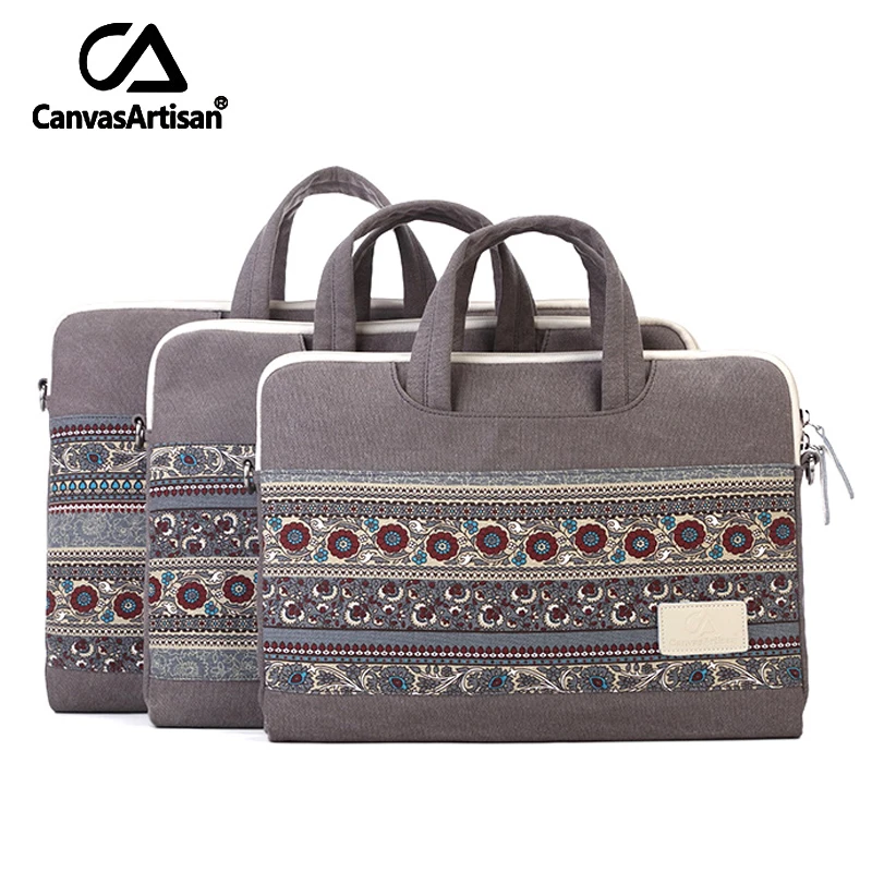 

Canvasartisan Высочайшее качество ноутбук рукава защитный чехол quakeproof ноутбук рукава парусина сумки портфель 13.4 "14" 15.6"
