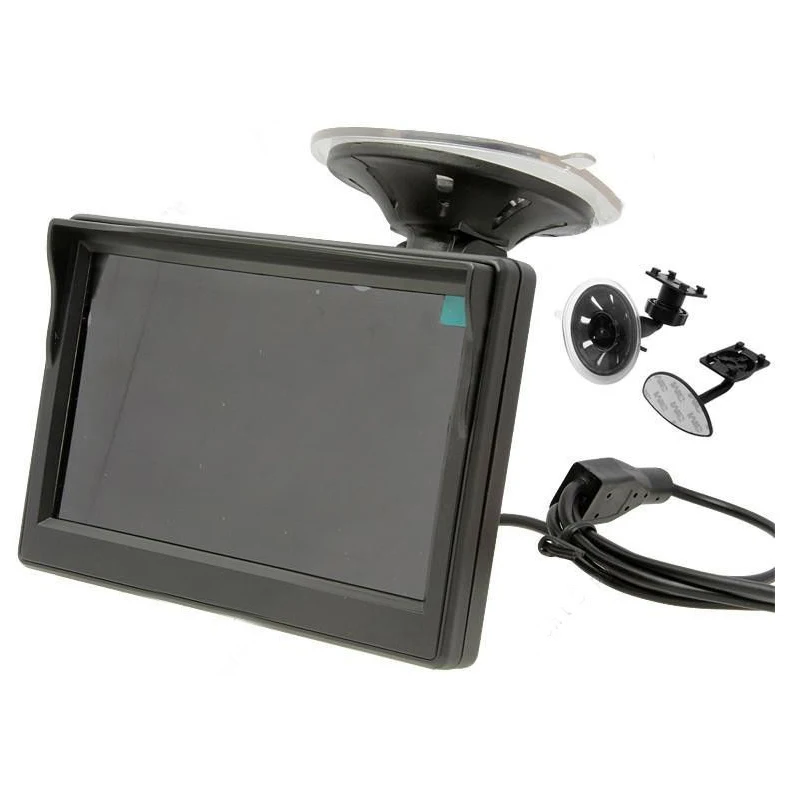 5 дюймовый автомобильный монитор с 800*480 TFT LCD HD экраном для камеры заднего вида