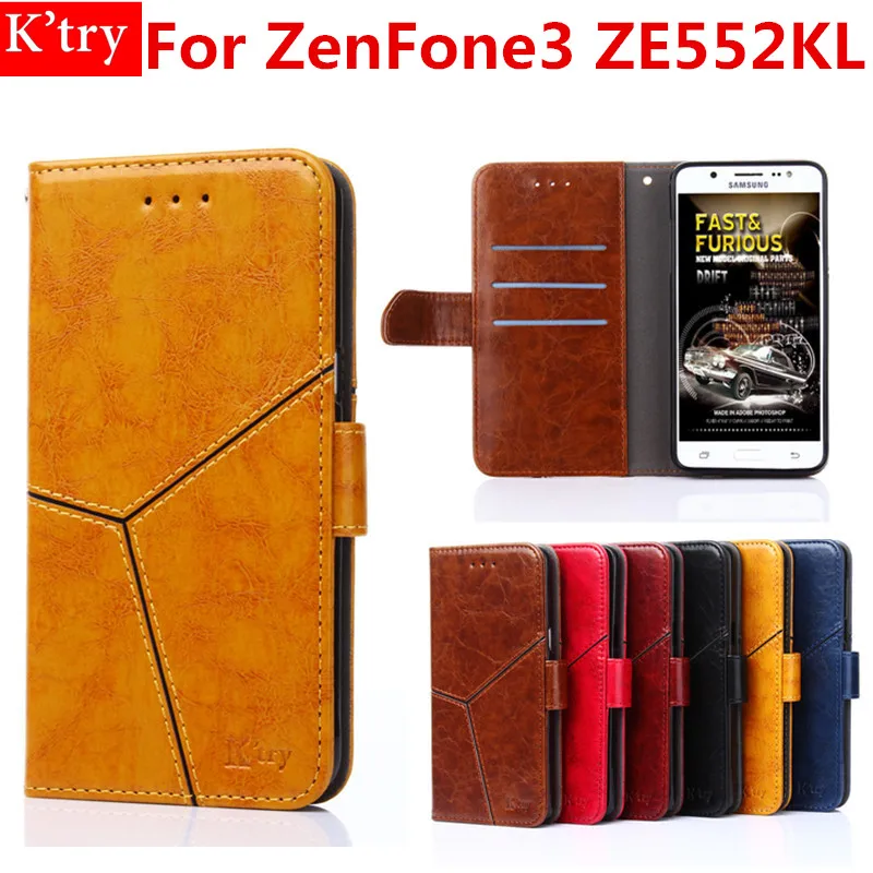 Новый Модный чехол бумажник для Asus Zenfone 3 ZE552KL оригинальный из искусственной кожи