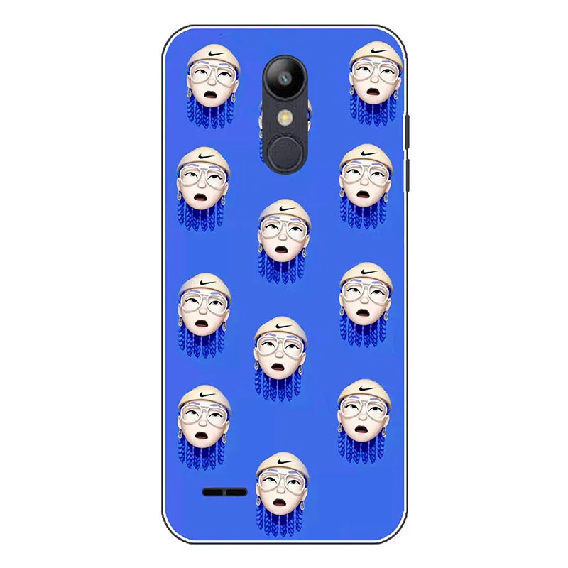 Модный чехол для LG K 9 K9 мягкий силиконовый с рисунком роз и цветов защитная