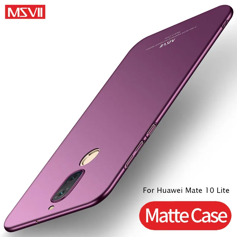 Чехол для Huawei Mate 10 Lite MSVII тонкий матовый чехол Жесткий ПК чехлы Pro 10Pro|Бамперы| |