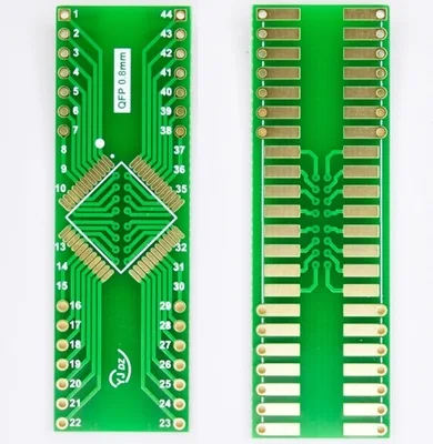 10 шт. TQFP44 к DIP44 QFP44 SOP до погружения шага 0 8 мм адаптер pcb конвертер|Запчасти для