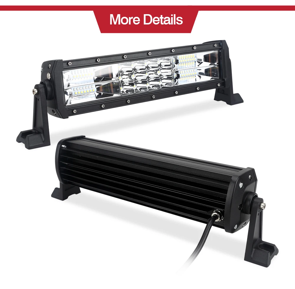 Green-L 14 22 inch 120W 192W LED Bar offroad Triple Row Work Light 4x4 Truck Tractor Boat Trailer SUV ATV 12V 24V | Автомобили и