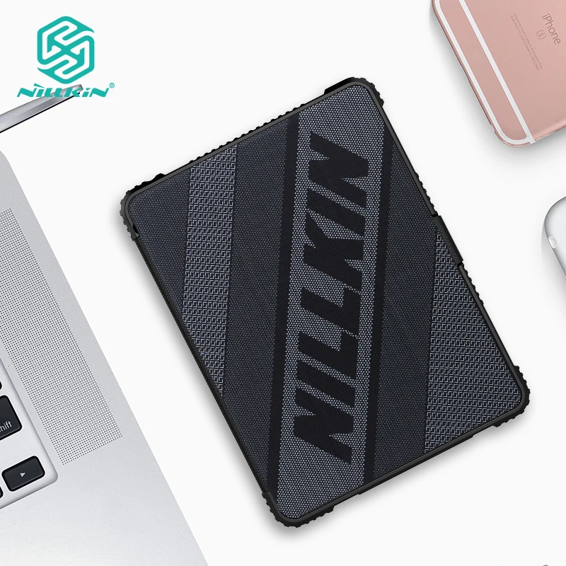 Nillkin for iPad 9.7 2018 / 2017 PU Leather + PC Case Smart Flip Cover Shockproof Tough Gift Screen Film | Компьютеры и офис