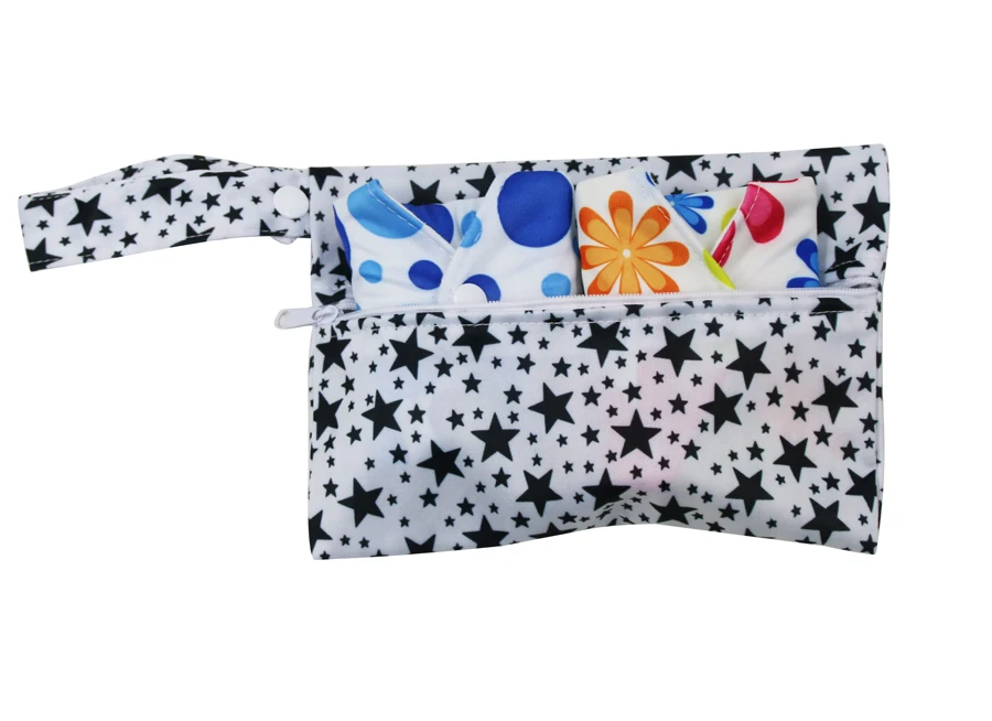 

[usurpon] 5pcs 18*25cm Washable Cloth Menstrual Pad with Bamboo Cotton Sanitary Napkin Menstrual Liner Reusable Sanitary Pads