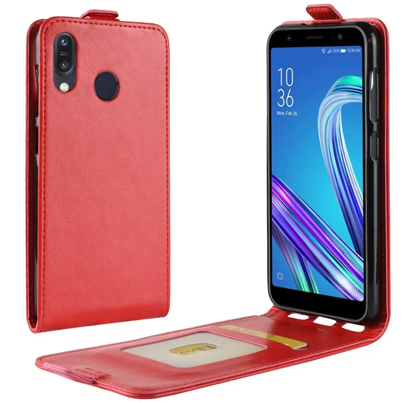 Чехол для ASUS Zenfone Max M1 ZB555KL флип-чехол из искусственной кожи чехол телефона ZB ZB555 555