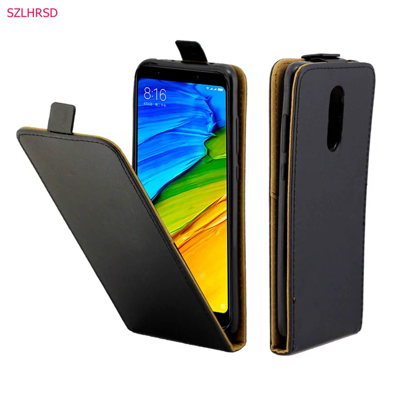 Новый стиль вертикального перевертыша кожаный чехол для телефона Xiaomi Redmi Note 5 Note5 Business Fundas.