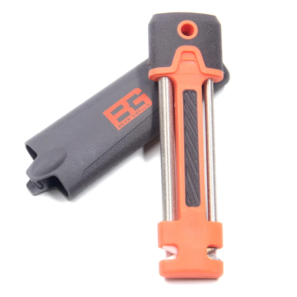 High Grade Outdoor Non-Slip ABS Handle Pocket Knife Sharpener Multi-Purpose Sharpening Rod Potable Kitchen Knives Tools Top Sale | Дом и сад