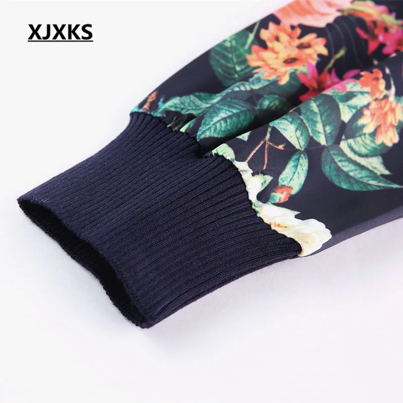 XJXKS Lifelike Sweater Flowers Appliques Women Pullovers Sweaters Plus Size Beading Decoration Casual Soft Oversized | Женская одежда