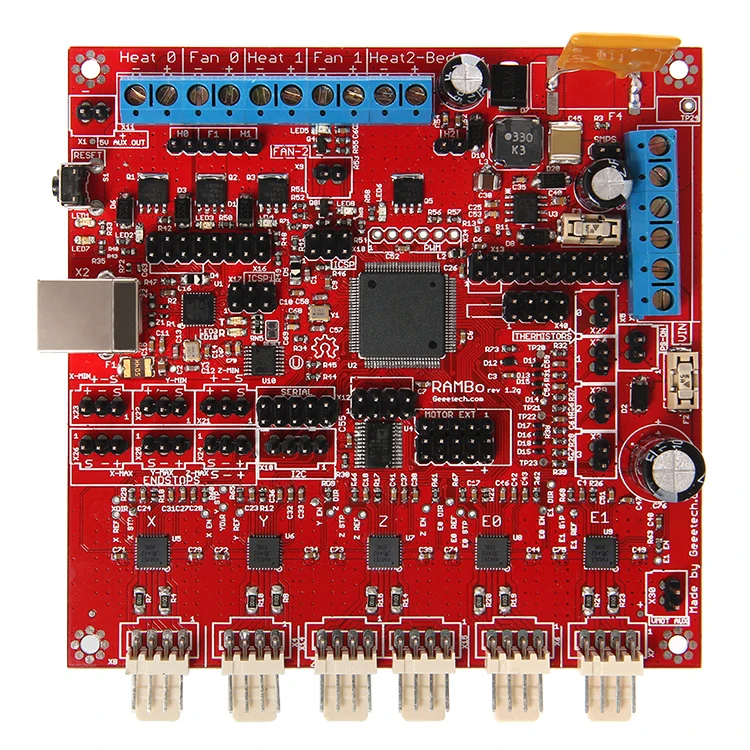 Geeetech Rambo 1 2G reprap 3d принтер контроллер плата совместима с arduino|reprap 3d|control board printerfor