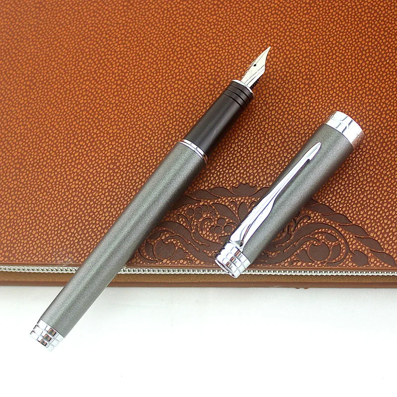 Luxury jinhao fountain pen Matte Medium ink pens high quality dolma kalem School Office Name Gift Stationery | Канцтовары для офиса
