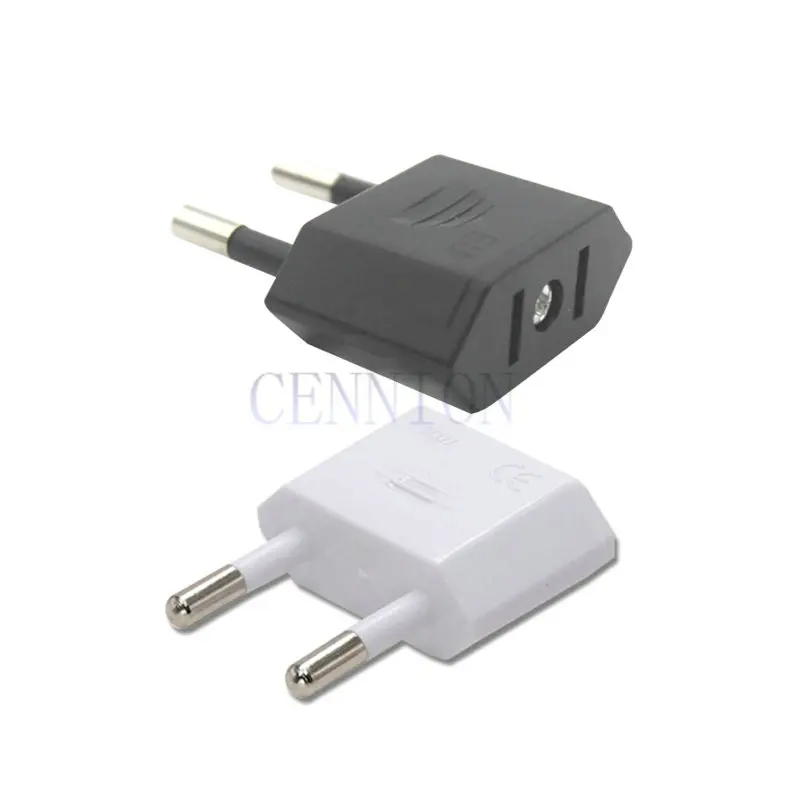Copper type Special US to EU Euro AC Power Plug Trip Travel Adaptor Convertor for Journey 100pcs | Электроника
