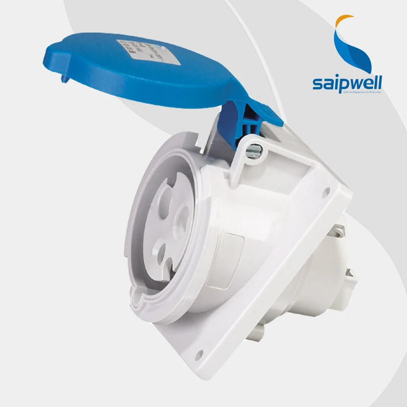 Оптовая продажа Saipwell SP1492 3 Pin 32A IP44 водонепроницаемая розетка с крышкой