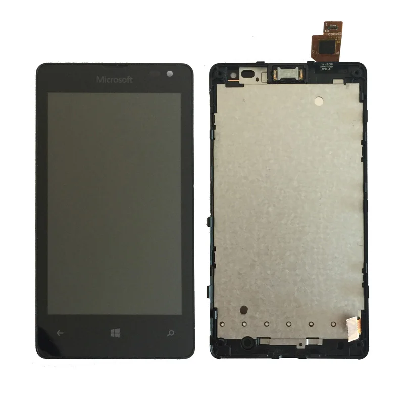 Original For Microsoft Nokia Lumia 435 LCD Display with Touch Screen Digitizer Assembly With Frame | Мобильные телефоны и