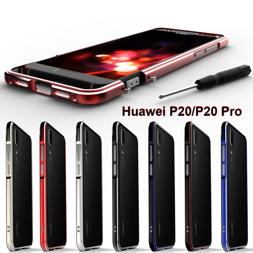 Чехол для Huawei P20 Pro роскошный металлический корпус из алюминиевого сплава