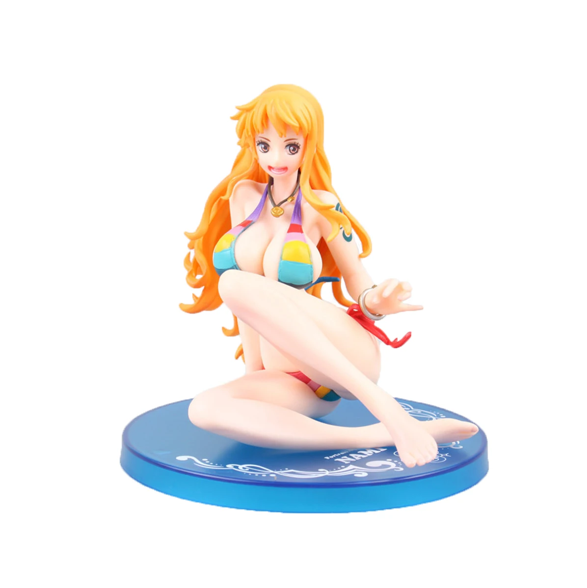 Chanycore Anime ONE PIECE 1/8 Scale panited Figure onepiece NEW WORLD PVC Action Figures 14cm Nami swimsuit model toys | Игрушки и хобби