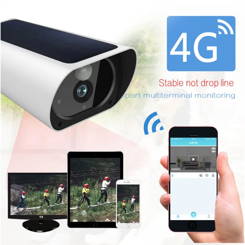 Ip камера Y9 HD 1080P с питанием от солнечной батареи Беспроводная GSM 4G SIM карта Внешняя