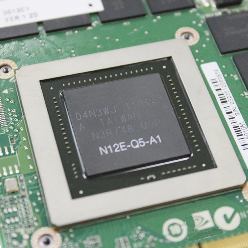 Новая графическая Видеокарта NVIDIA Quadro 5010M 4G GDDR5 для Dell M6600 M6700 M4600 M6800 Zbook17 Zbook15 N12E Q5 A1