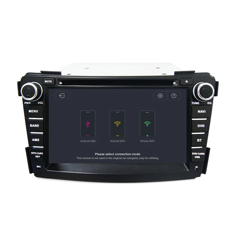 2 Din для hyundai I40 2011 2012 2013 Car audio камера заднего вида dvd cd плеер навигация с сенсорным