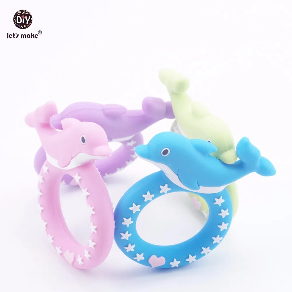 10 шт. Силиконовые Прорезыватели для зубов в виде единорога|baby teether|food grade silicone