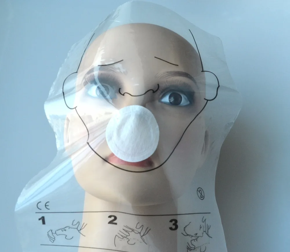 1 рулон = 36 шт. маска для CPR защитная лица одноразовая посылка тренировочная набор