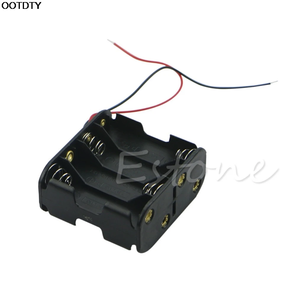 Hot New 12V Battery Clip Slot Storage Holder Box Case For 8pcs AA Batteries new hot |