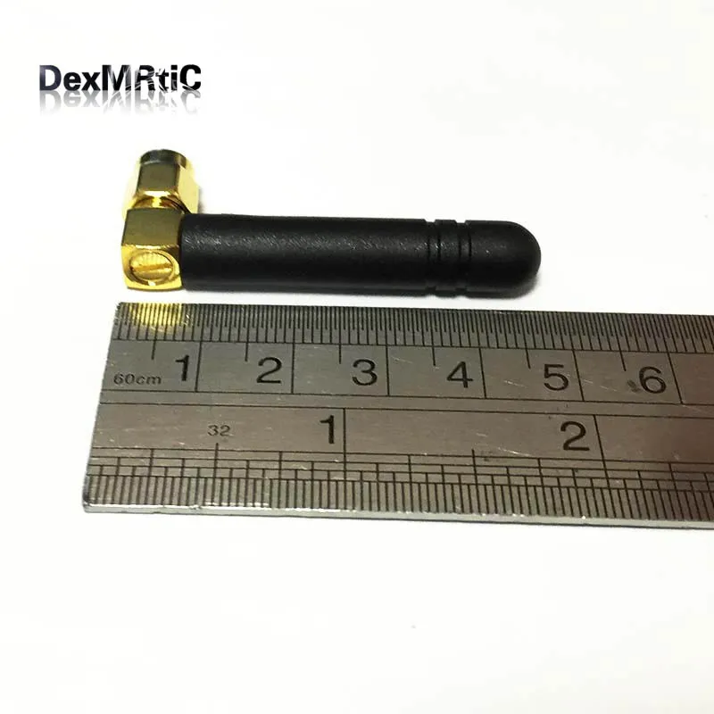 Антенна 2dBi 315 МГц с SMA штекером прямым углом Omni дистанционная антенна длиной 50 мм 1