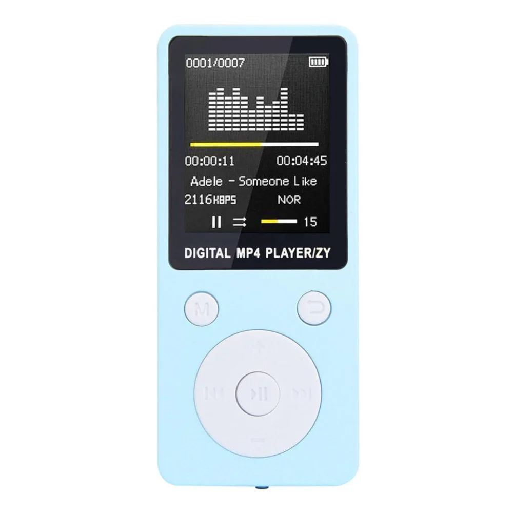 Портативный MP3 плеер Спорт Walkman HiFi MP3 Музыкальные плееры без потерь Звук Музыкальный плеер FM рекордер поддержка 32G карта памяти mp3