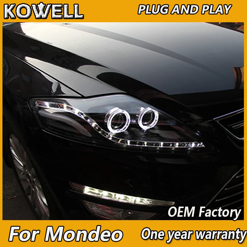 KOWELL автомобильный Стайлинг для Ford Mondeo Новый светодиодный фонарь 2007 2008 2009 2012 DRL H7 D2H