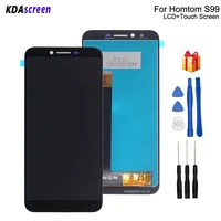 original for homtom s99 lcd display touch screen replacement for homtom s99 screen lcd display phone parts free tools