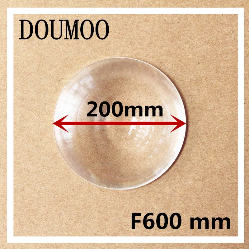 Оптическая линза Диаметр линзы Френеля 200 мм длинное фокусное расстояние 600