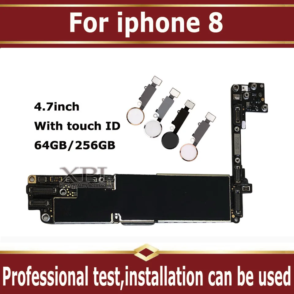 Материнская плата для iPhone 8 с сенсорным идентификатором/без сенсорного
