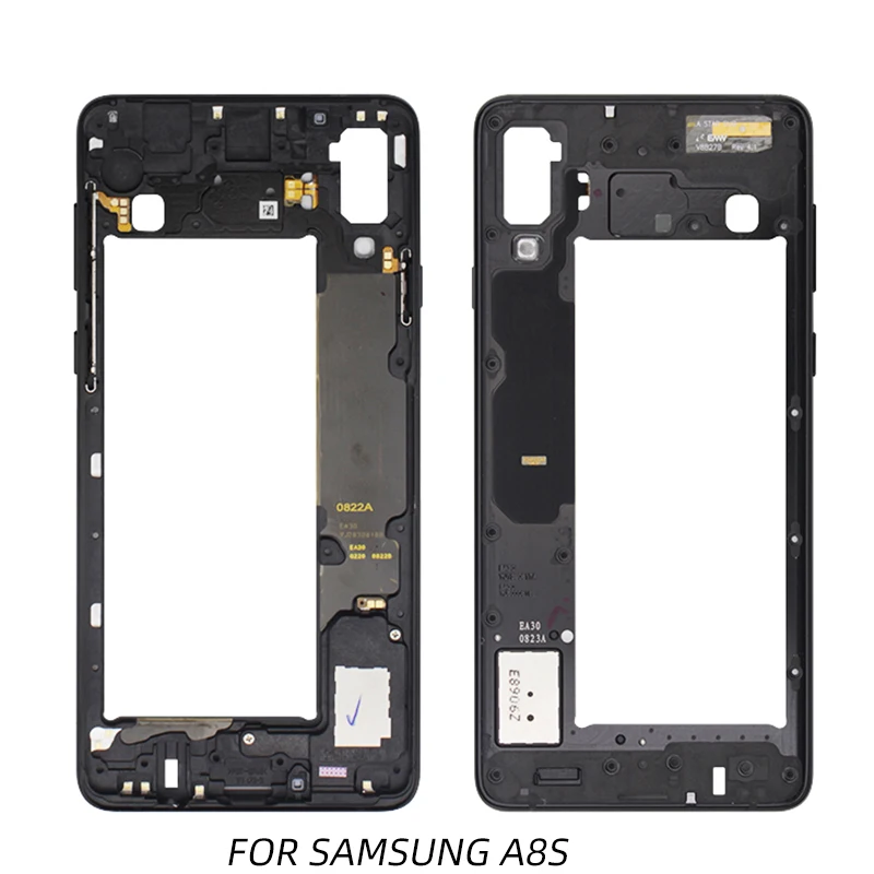 Netcosy для Samsung Galaxy A6S A71 A8S A9 A520 A720 средняя рамка задняя крышка корпуса Запчасти