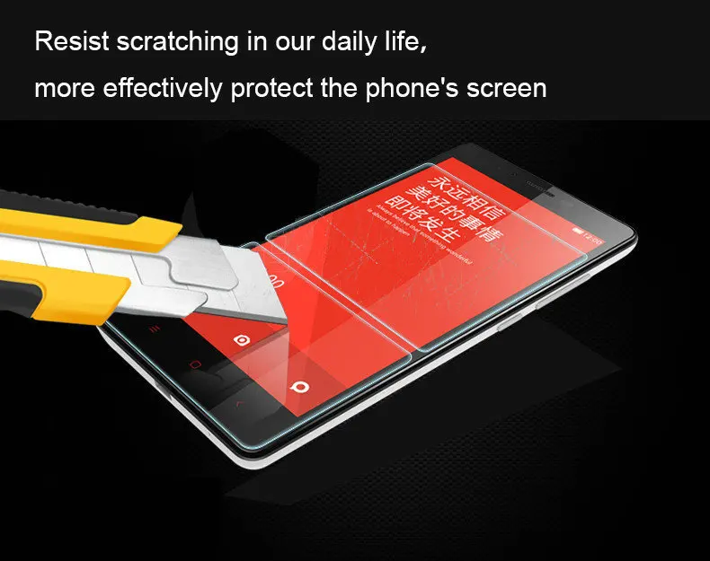 Закаленное стекло пленка для Xiaomi RedMi 1S Защитная экрана Hongmi Red Rice Mi 4 7"|tempered glass