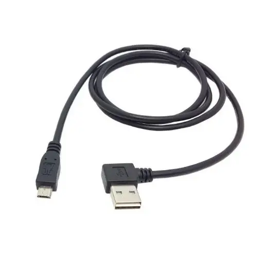 USB 2.0 Male to Micro 5Pin Cable 100cm 1m 3ft Reversible Design Left &amp Right Angled 90 Degree | Компьютеры и офис