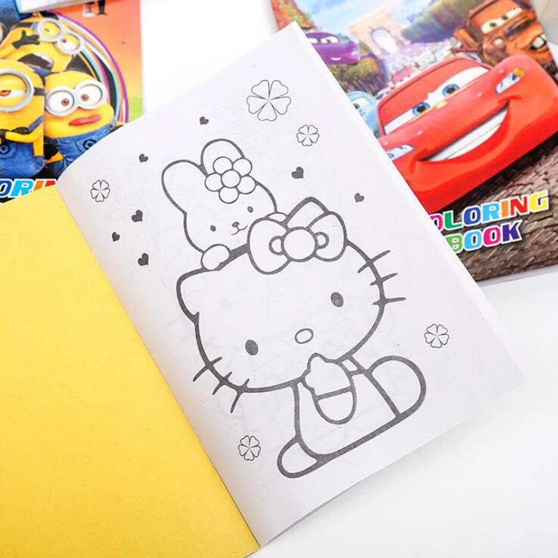 1 шт. креативная картина в стиле аниме Hello Kitty записные книжки милый мультяшный