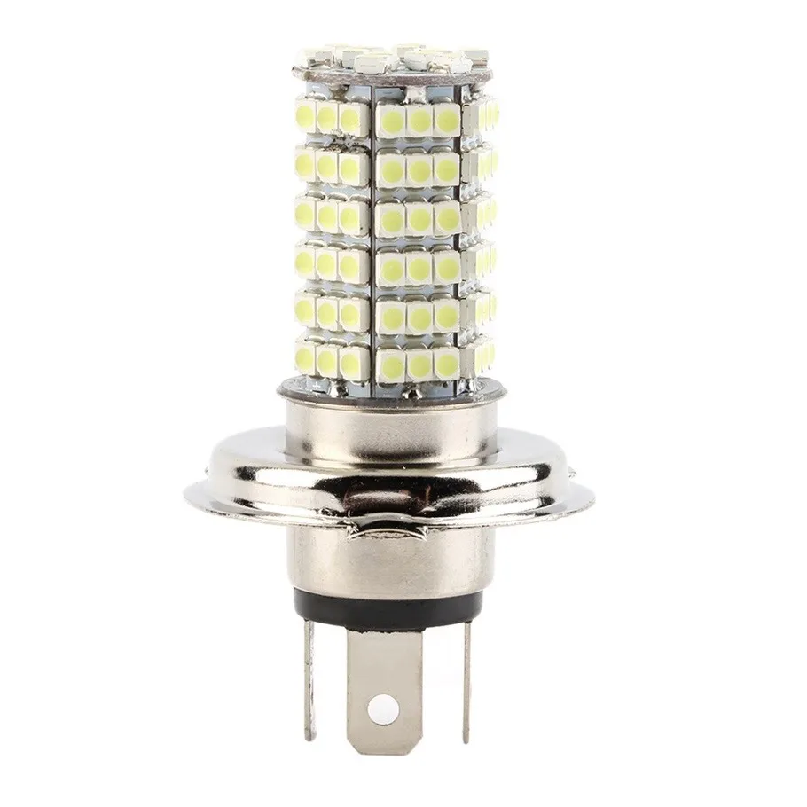 2 шт. H4 DC12V 120 светодиодный Светодиодный противотуманный светильник, головной светильник, лампа SMD дальнего и ближнего света, белый автомобильный дневной ходовой светильник