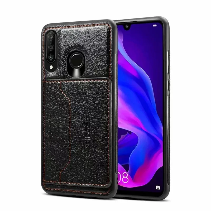 Чехол-книжка для Huawei P30 Pro Lite Nova 4e кожаный чехол-бумажник с отделениями карт чехол
