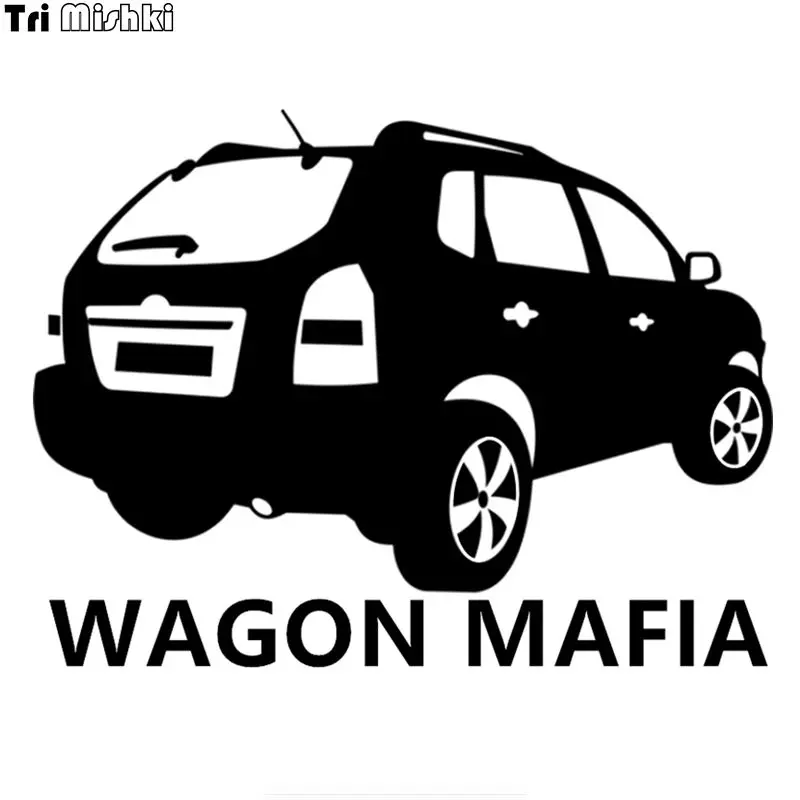 Tri Mishki HZX147 15*19.9см 1 4шт наклейки на авто wagon mafia for hyundai tucson для хендая туссана стикеры