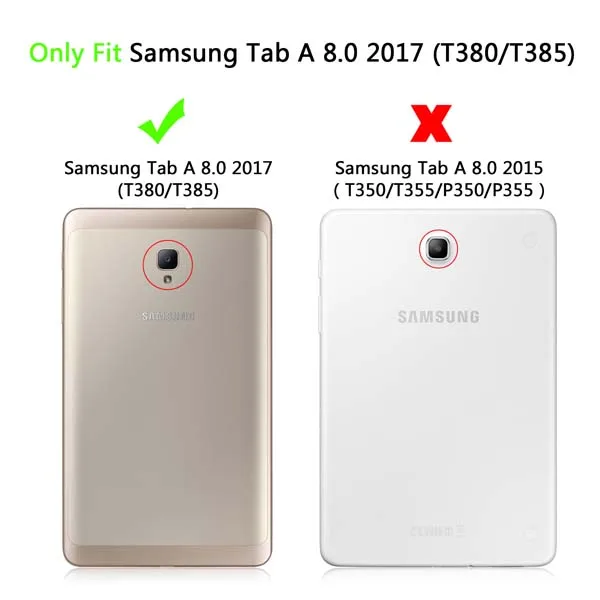Чехол подставка для Samsung Galaxy Tab A 8 0 (2017) SM T380 T385 чехол TabA 2017 защитная оболочка