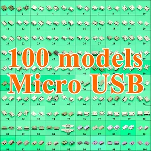 100models wholesale charging socket micro usb jack for samsung asus sony hp htc zte huawei xiaomi redmi lenovo oppo meizu etc free global shipping