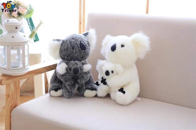 1 шт., Kawaii, австралийская коала, коалы, плюшевая игрушка, тривер, мягкие животные, кукла, мама, ребенок, дети, детские игрушки, подарок на день рождения, домашний декор