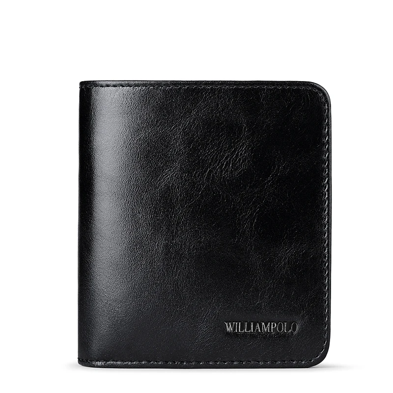 WILLIAMPOLO 2018 классический мини кошелек Для мужчин из натуральной кожи держатель для