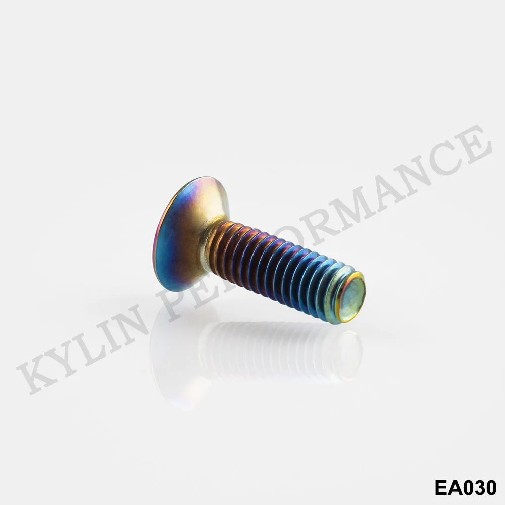 KYLIN-новый набор 5 шт. M6 * 20 NEO хромированная нержавеющая сталь плоская во время